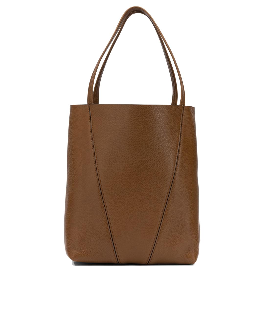 CHLOE Коричневая кожаная сумка тоут, фото 3