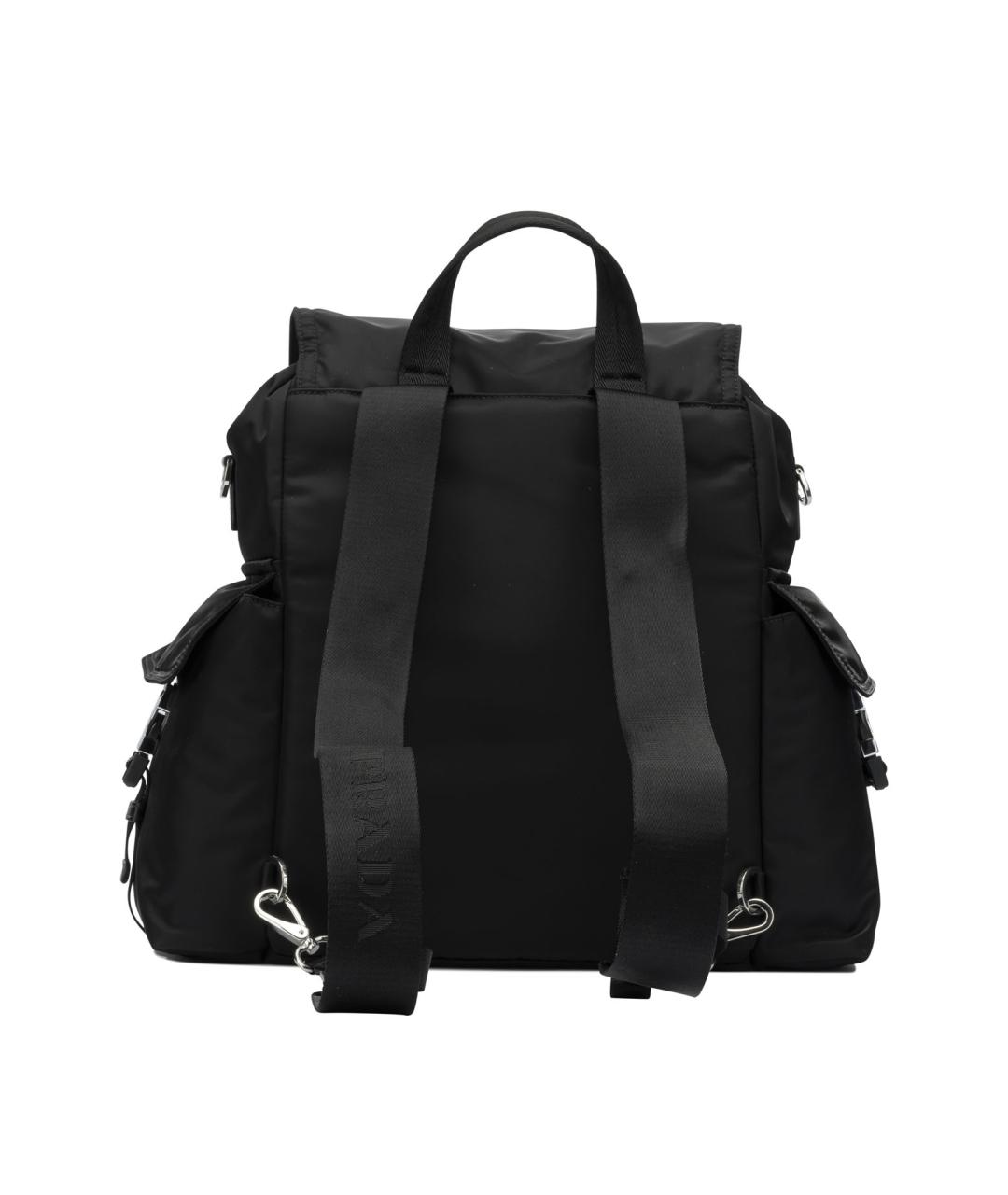 PRADA Черный синтетический рюкзак, фото 3