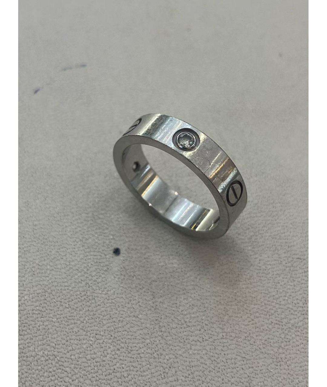 CARTIER Серебряное кольцо из белого золота, фото 2