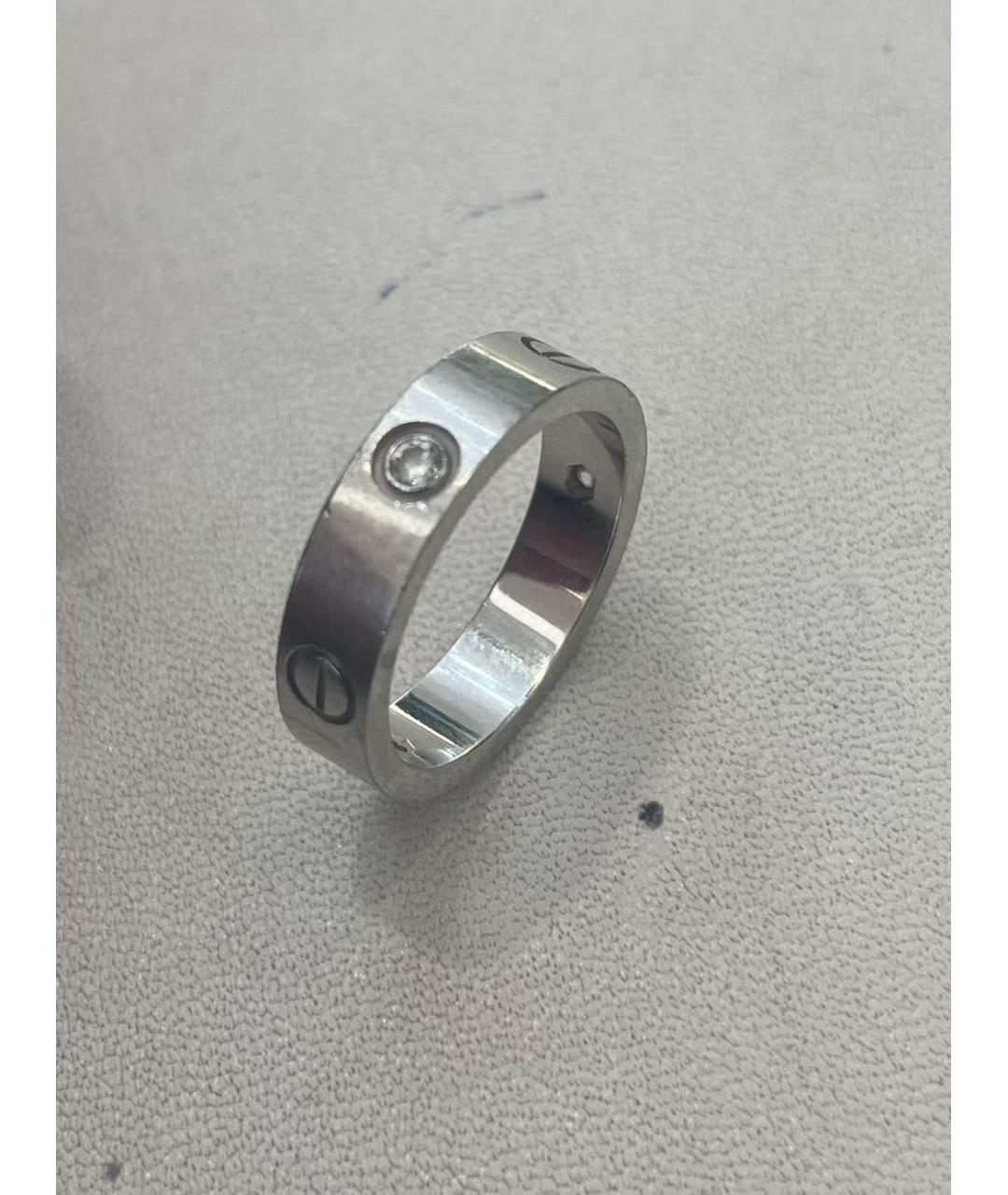 CARTIER Серебряное кольцо из белого золота, фото 3