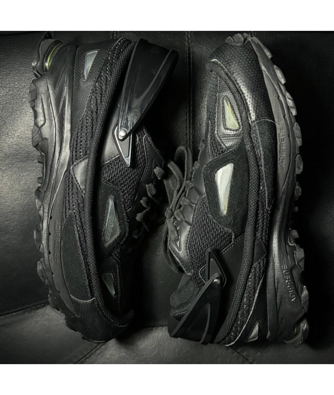 ADIDAS X RAF SIMONS Черные текстильные низкие кроссовки / кеды, фото 5