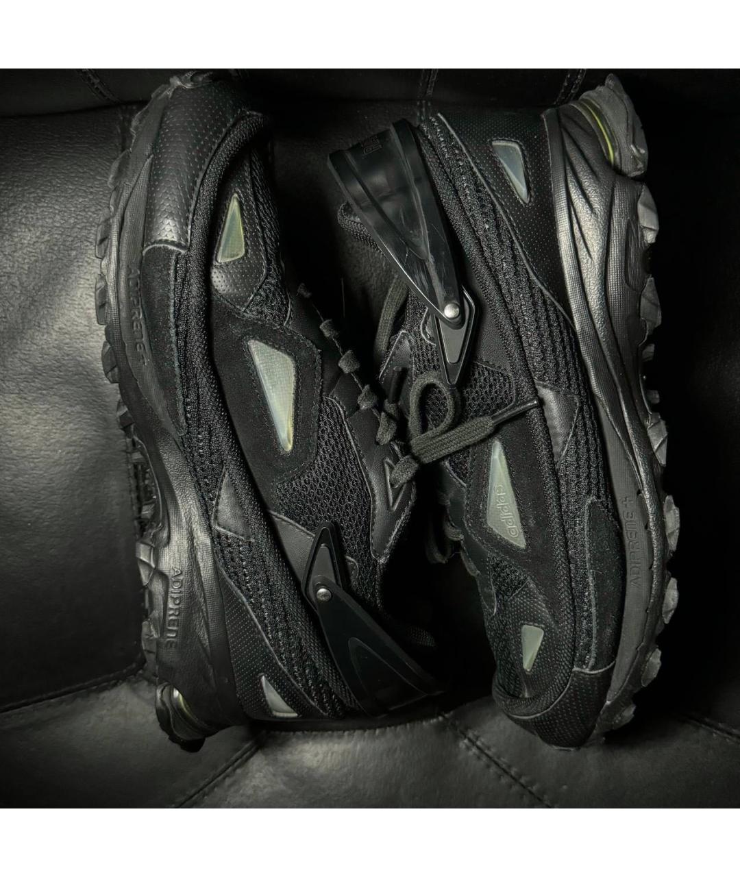 ADIDAS X RAF SIMONS Черные текстильные низкие кроссовки / кеды, фото 6