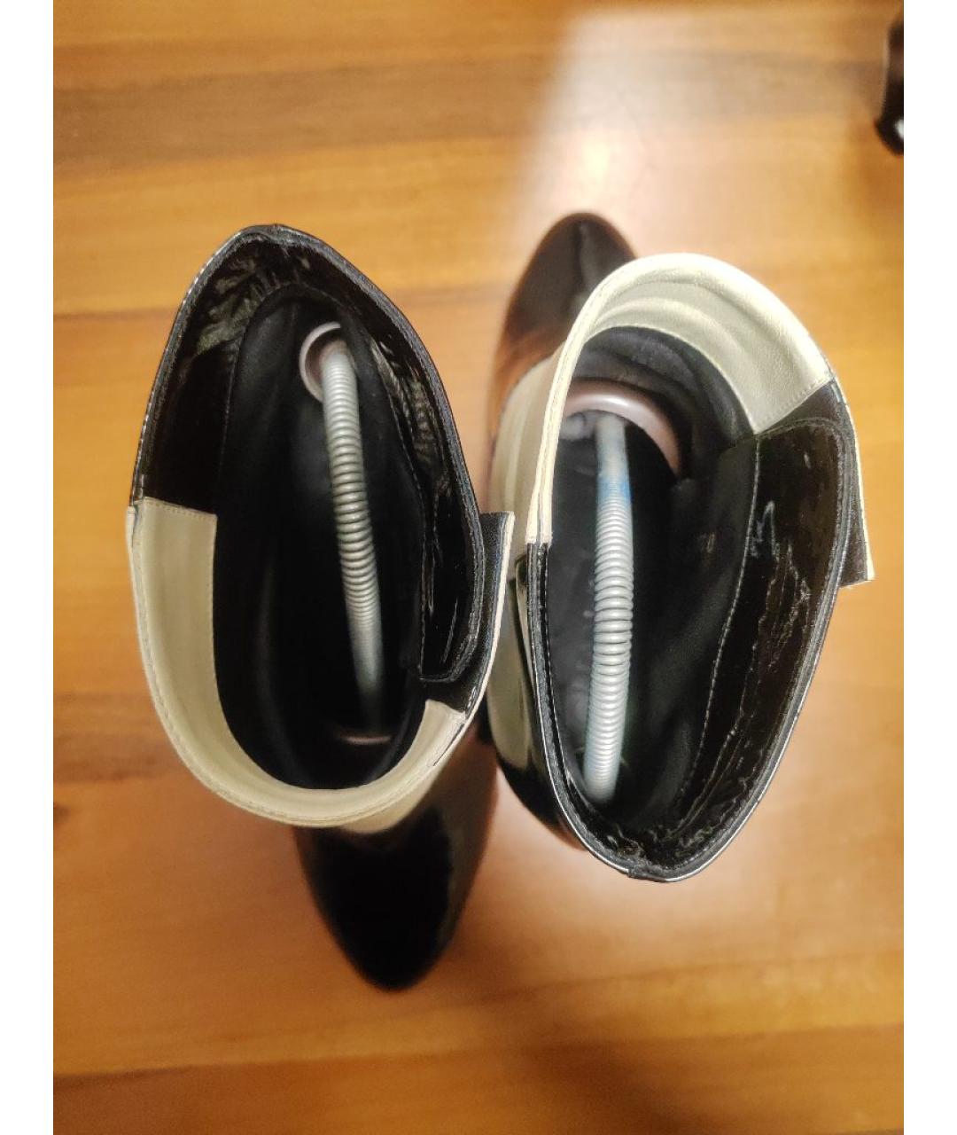 CHANEL Черные кожаные полусапоги, фото 3