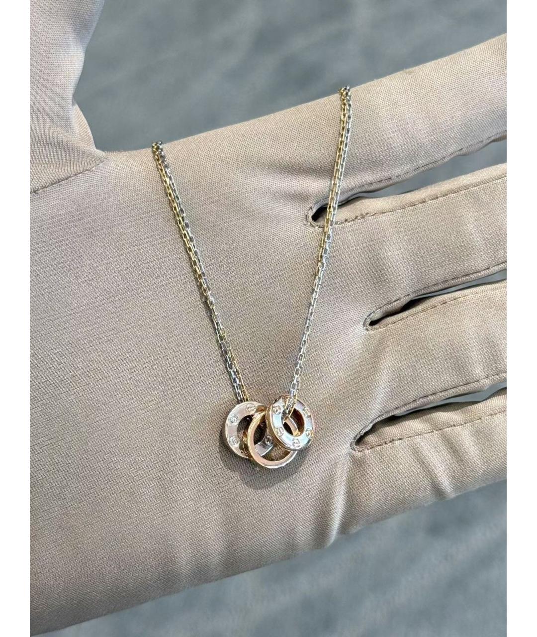 CARTIER Мульти колье из желтого золота, фото 4