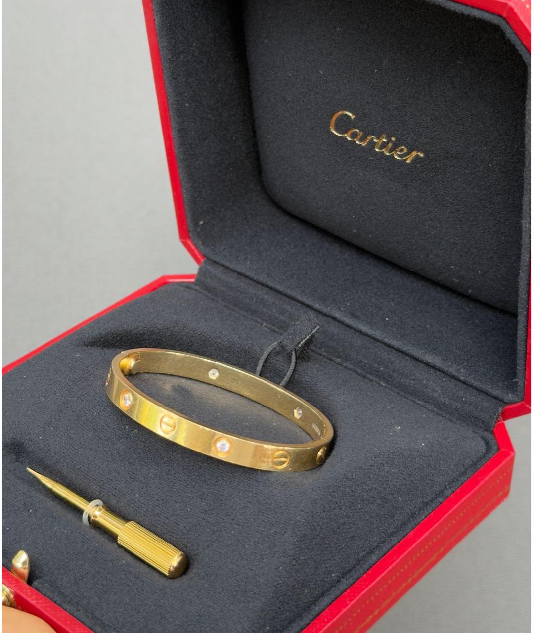 CARTIER Золотой браслет из желтого золота, фото 6