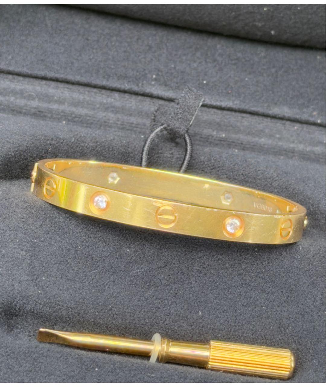 CARTIER Золотой браслет из желтого золота, фото 3