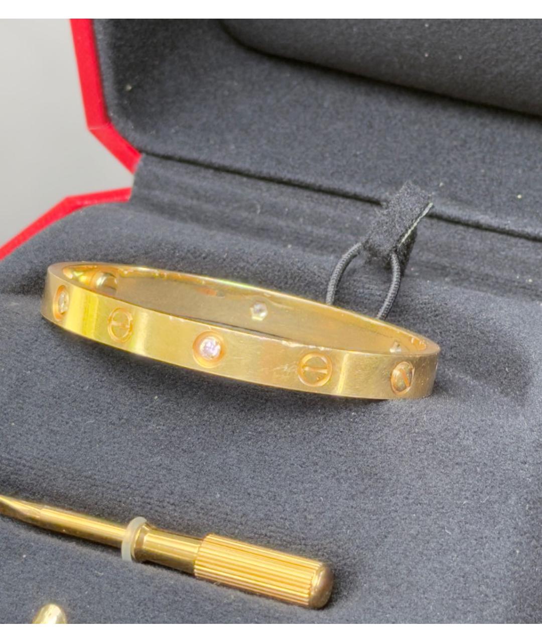 CARTIER Золотой браслет из желтого золота, фото 4