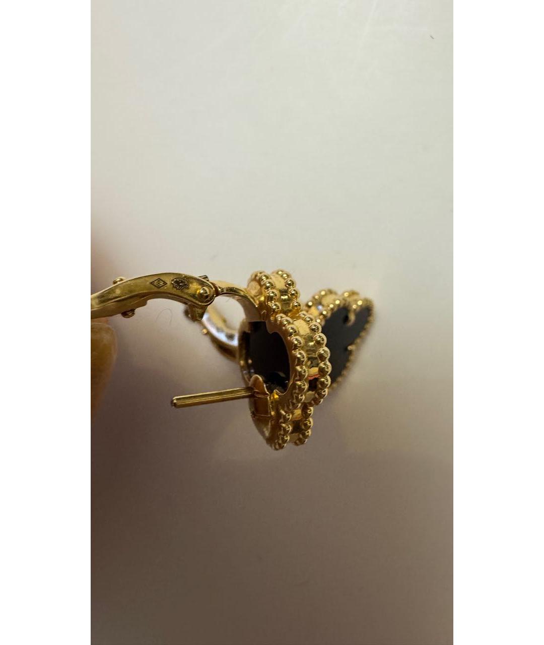 VAN CLEEF & ARPELS Золотые серьги из желтого золота, фото 5