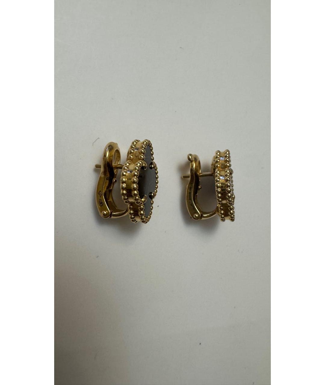 VAN CLEEF & ARPELS Золотые серьги из желтого золота, фото 3