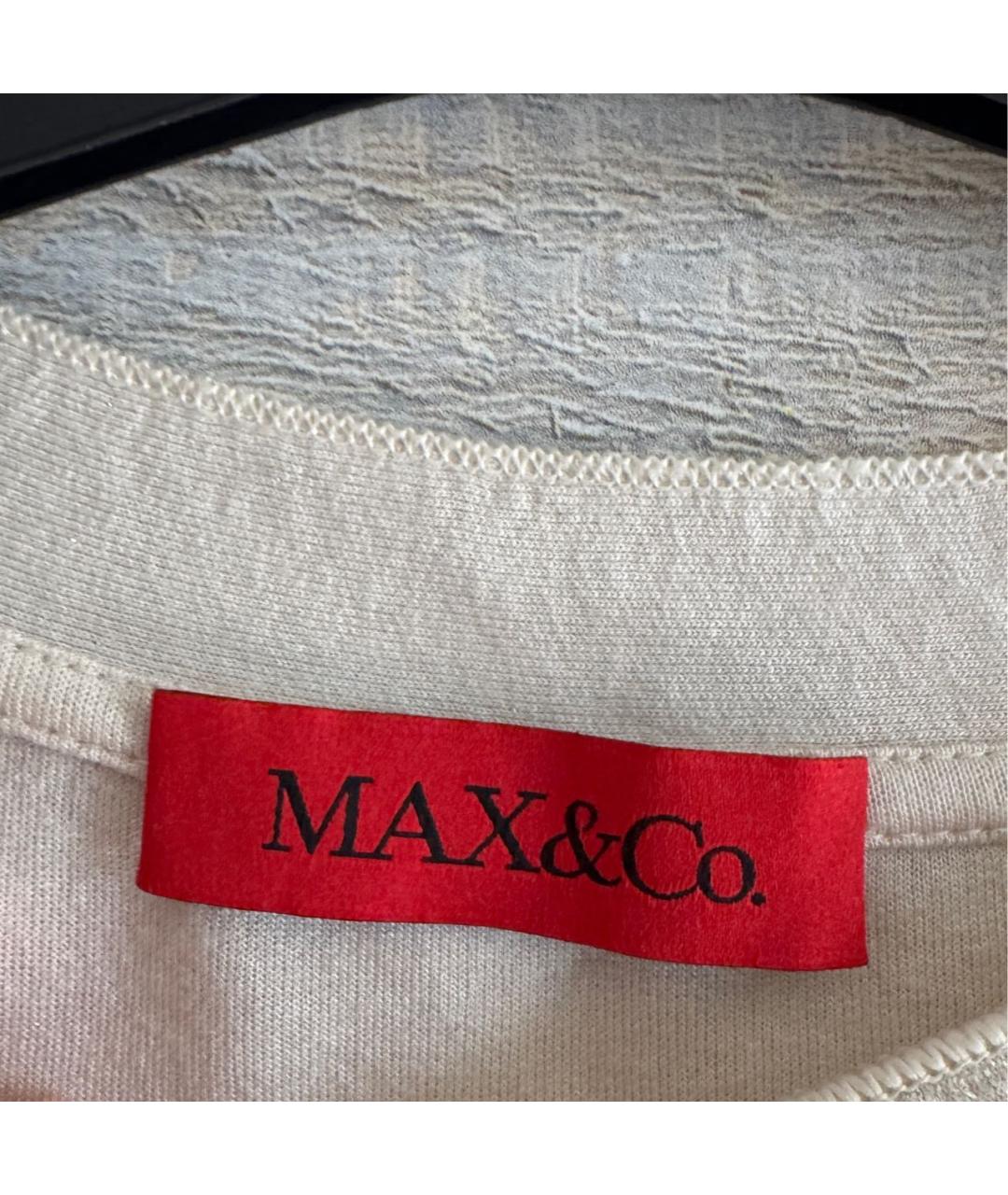 MAX&CO Бежевая полиэстеровая майка, фото 4