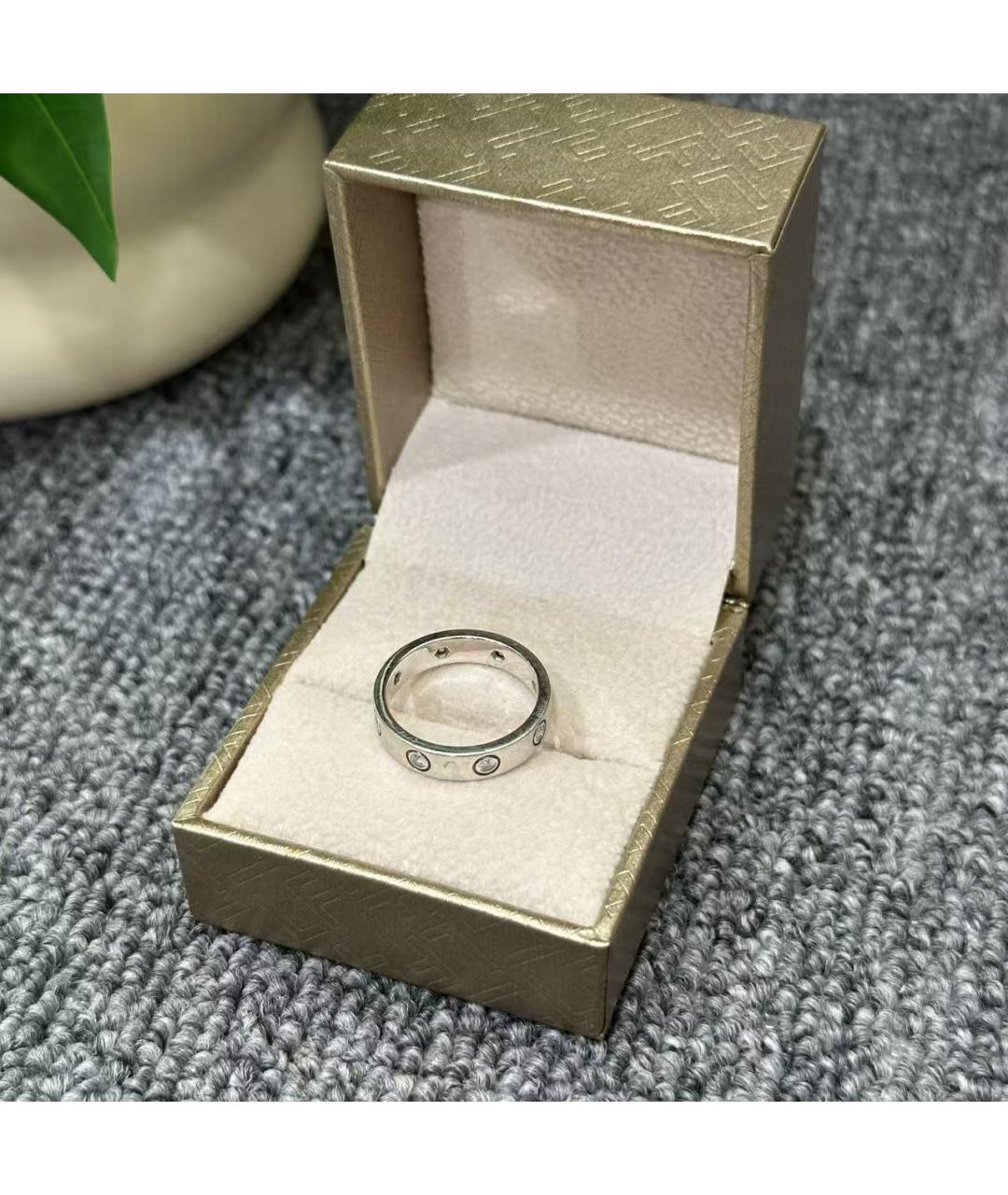 CARTIER Серебряное кольцо из белого золота, фото 5