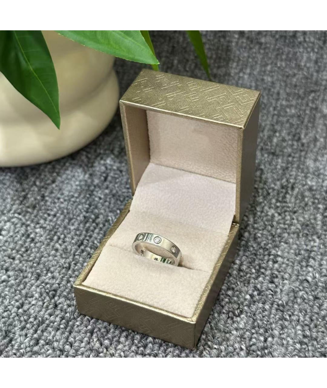 CARTIER Серебряное кольцо из белого золота, фото 4
