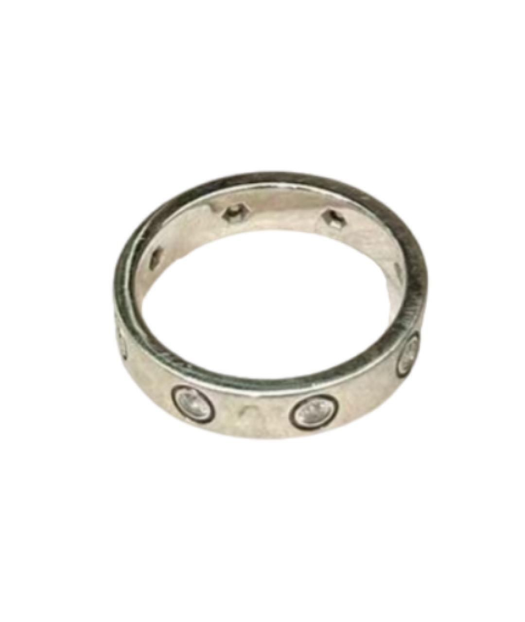 CARTIER Серебряное кольцо из белого золота, фото 1