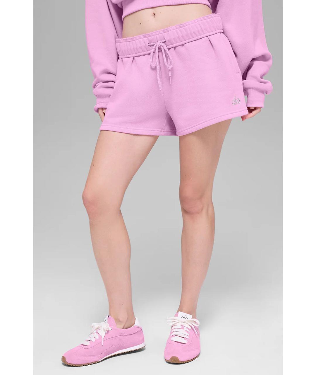 ALO YOGA Розовый хлопковый спортивные костюмы, фото 3