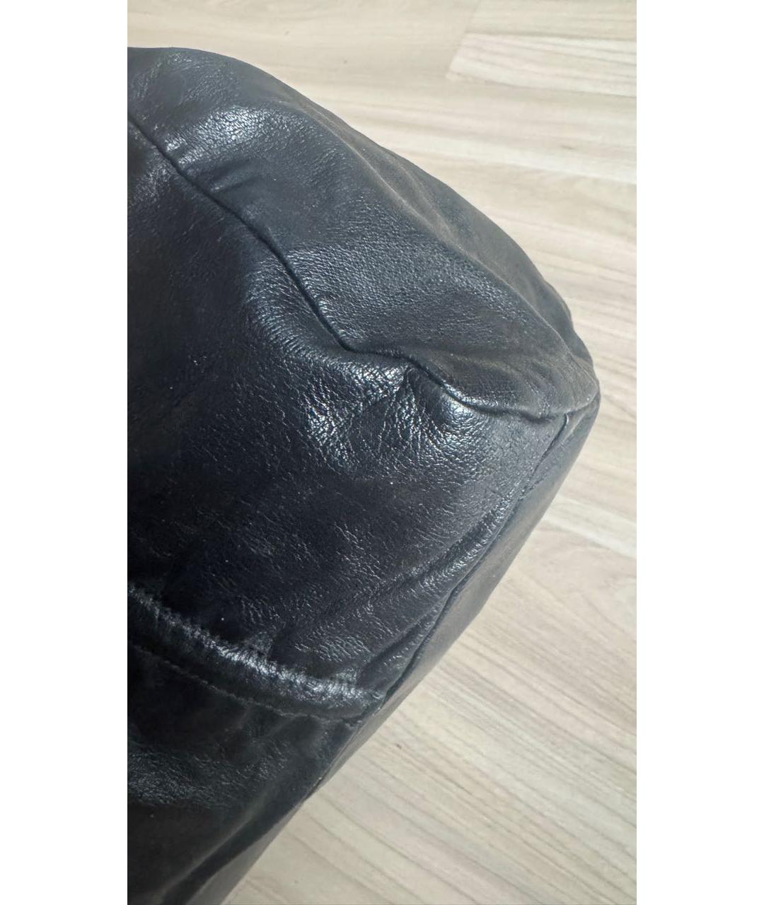 MIU MIU Черная кожаная сумка через плечо, фото 6