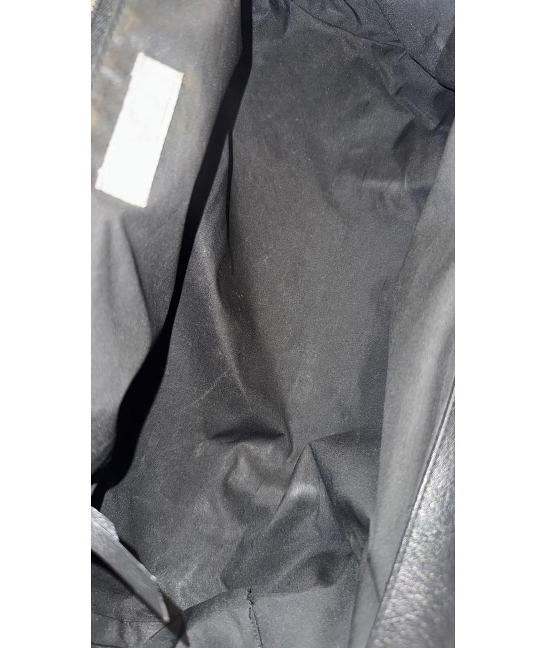 MIU MIU Черная кожаная сумка через плечо, фото 4