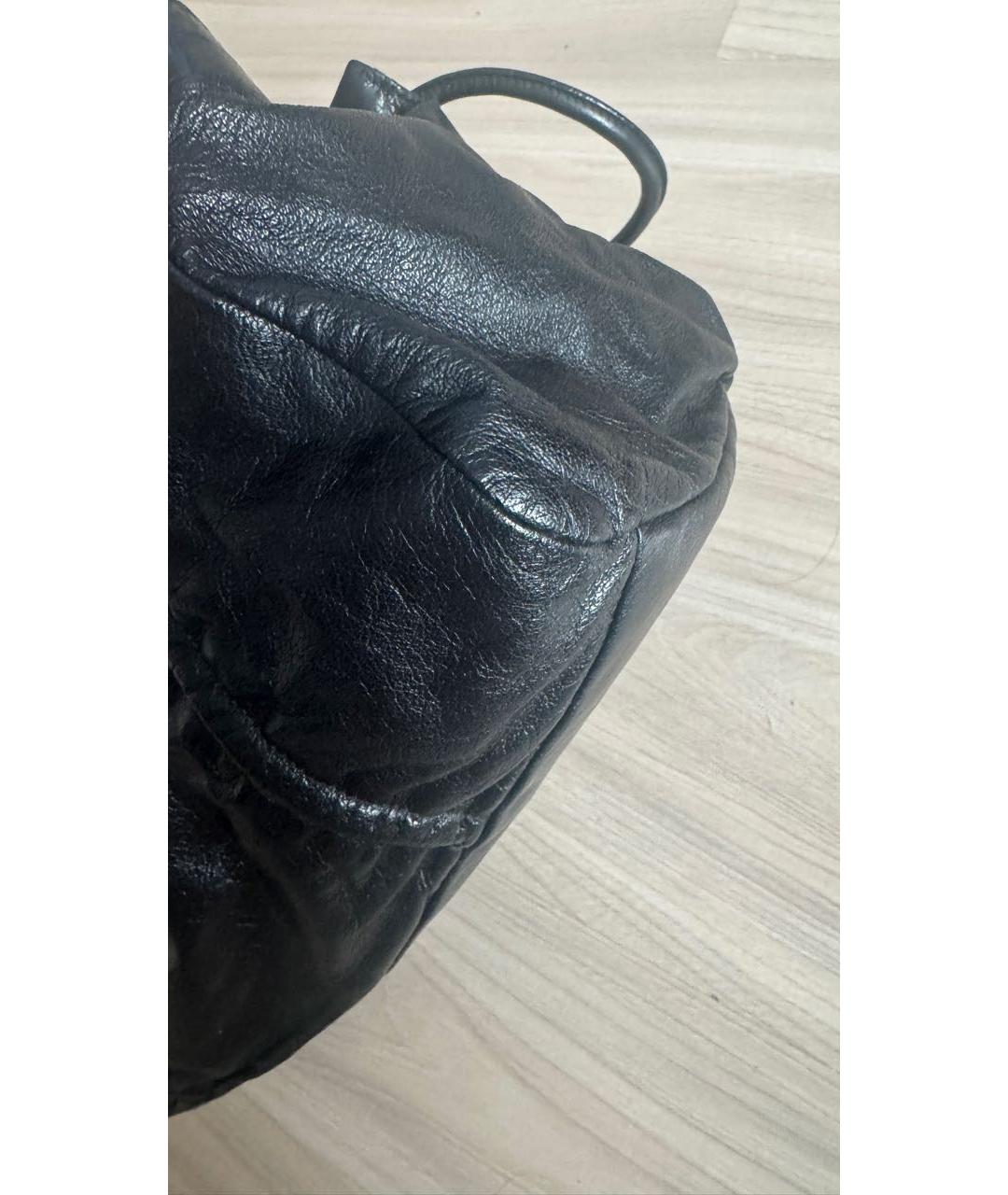 MIU MIU Черная кожаная сумка через плечо, фото 8
