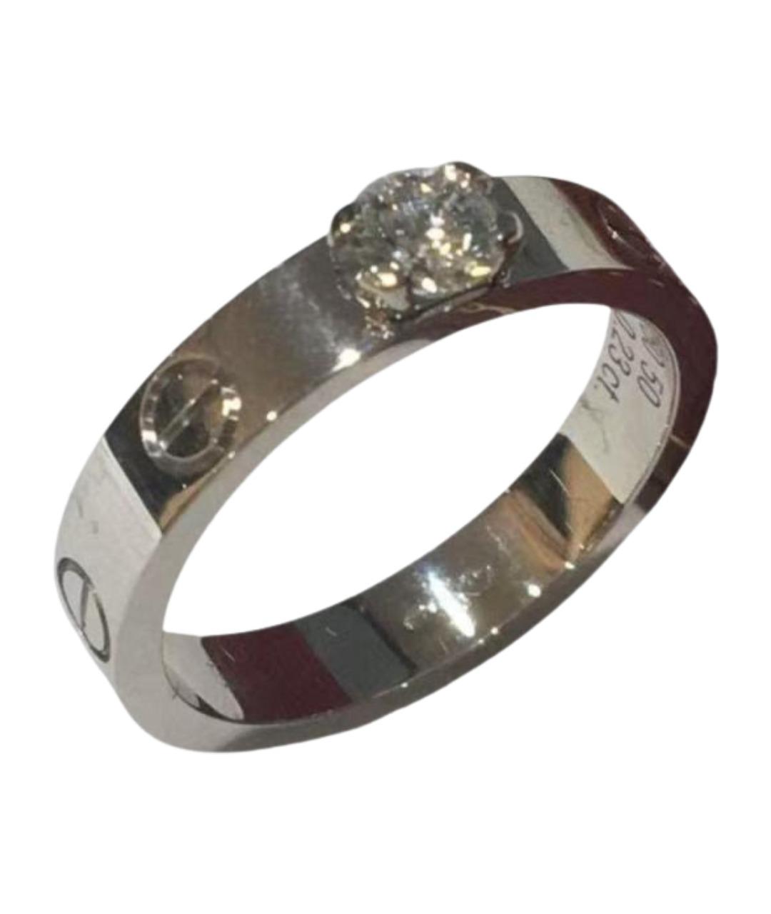 CARTIER Серебряное кольцо из белого золота, фото 1