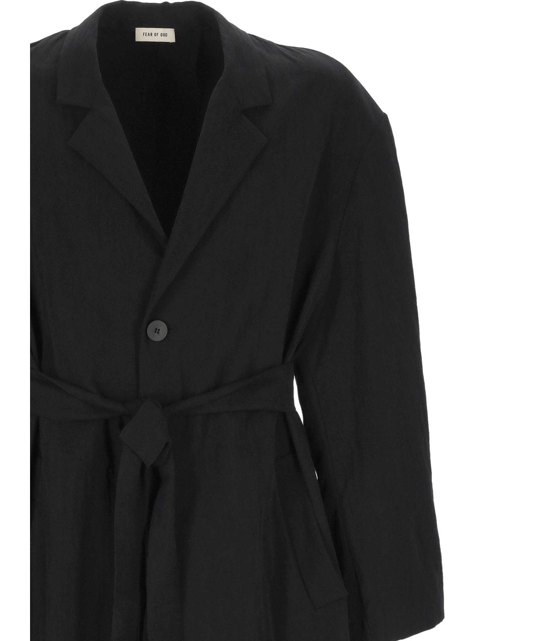 FEAR OF GOD Черный тренч / плащ, фото 2