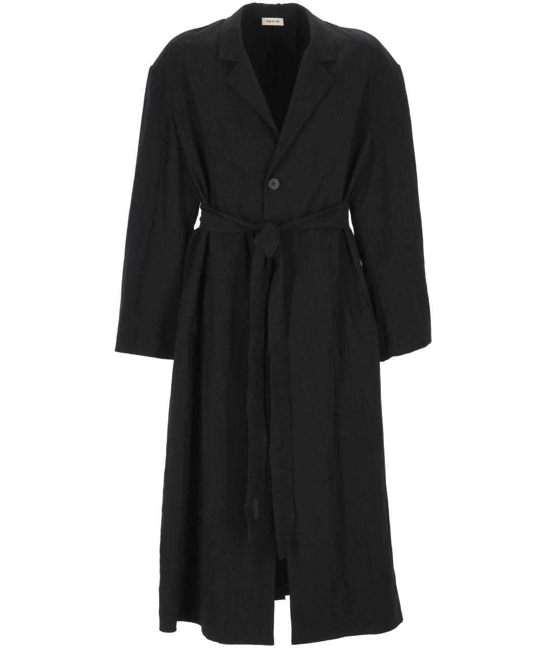 FEAR OF GOD Черный тренч / плащ, фото 1