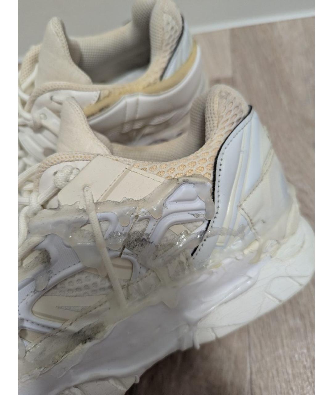 MAISON MARGIELA Белые кожаные кроссовки, фото 7