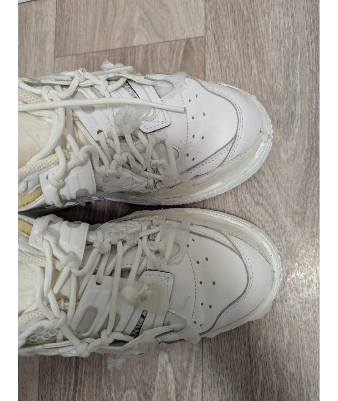 MAISON MARGIELA Белые кожаные кроссовки, фото 6