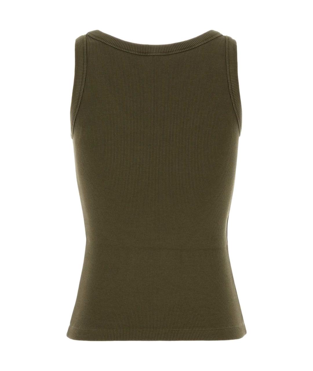 MIU MIU Хаки майка, фото 2
