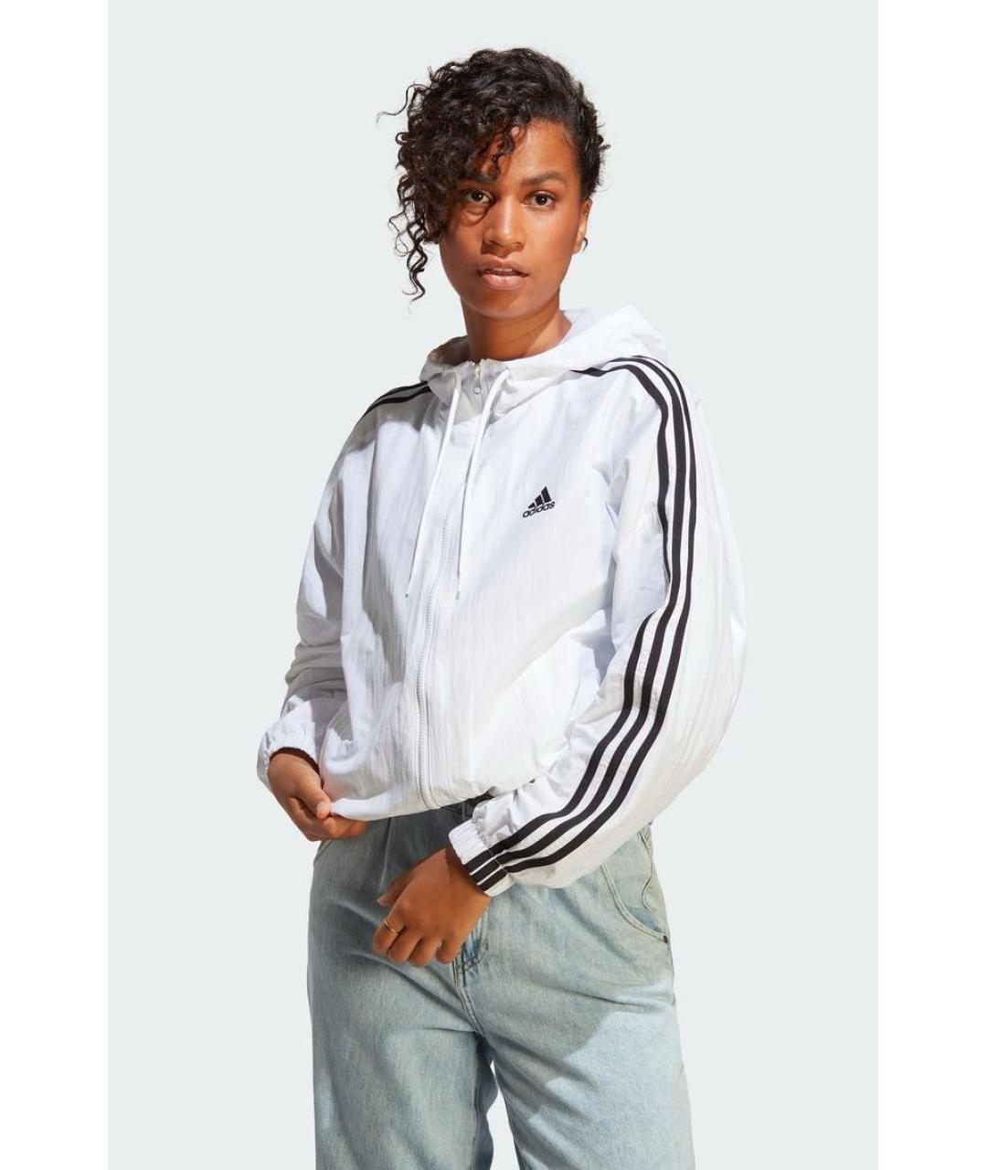 ADIDAS Белая спортивная куртка, фото 2