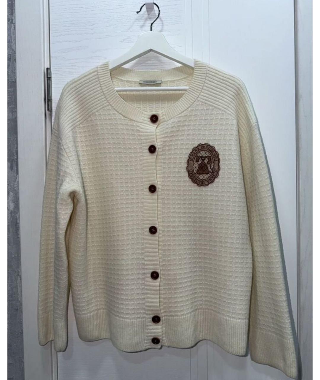 ULYANA SERGEENKO Бежевый кашемировый кардиган, фото 5