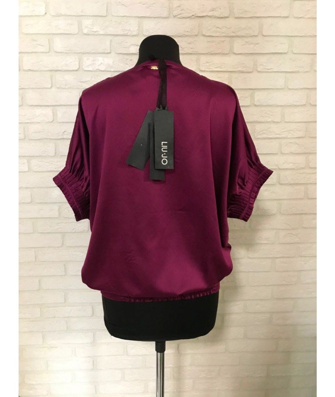 LIU JO Фиолетовая полиэстеровая рубашка, фото 2
