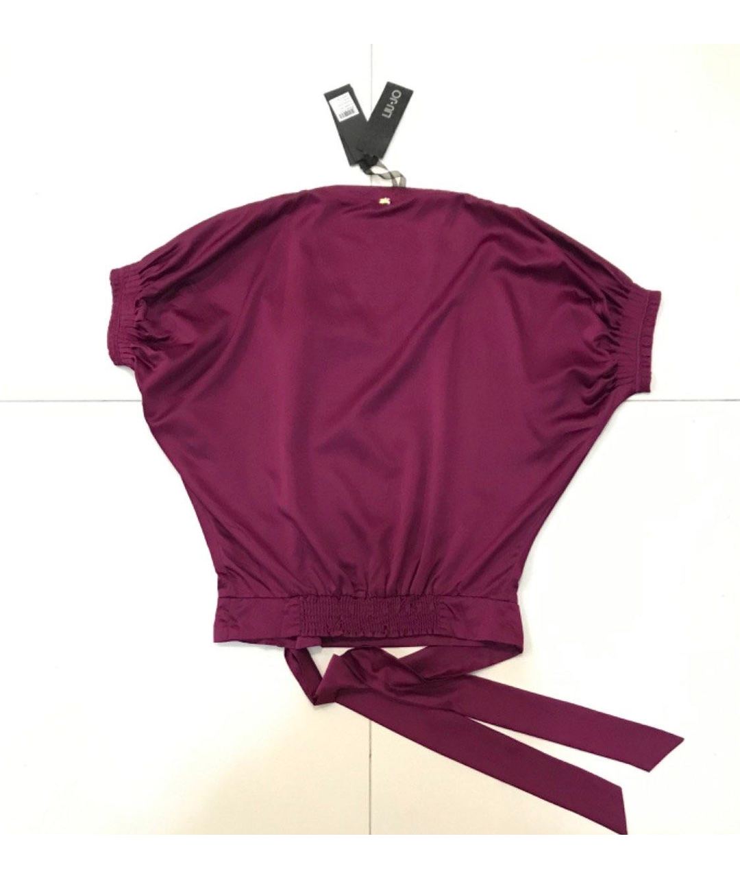 LIU JO Фиолетовая полиэстеровая рубашка, фото 7