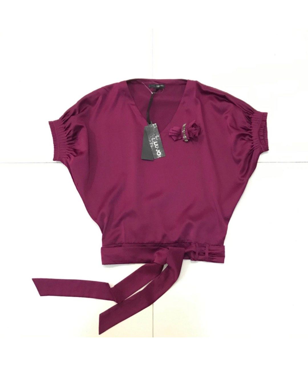 LIU JO Фиолетовая полиэстеровая рубашка, фото 6