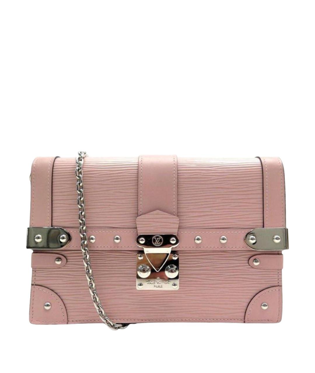 LOUIS VUITTON Розовая кожаная сумка через плечо, фото 1