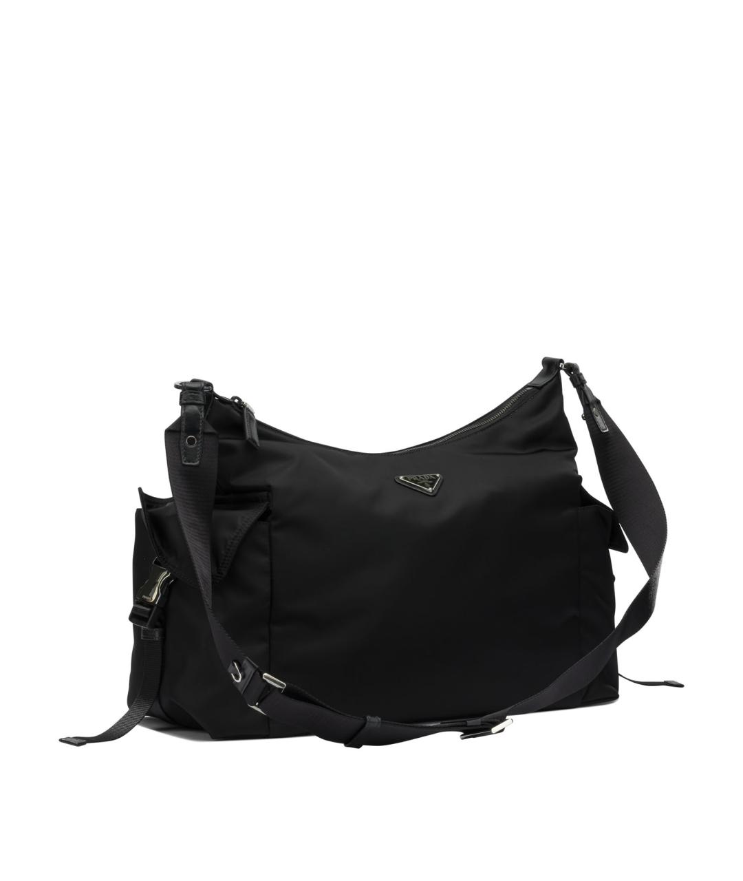 PRADA Черная синтетическая сумка на плечо, фото 2