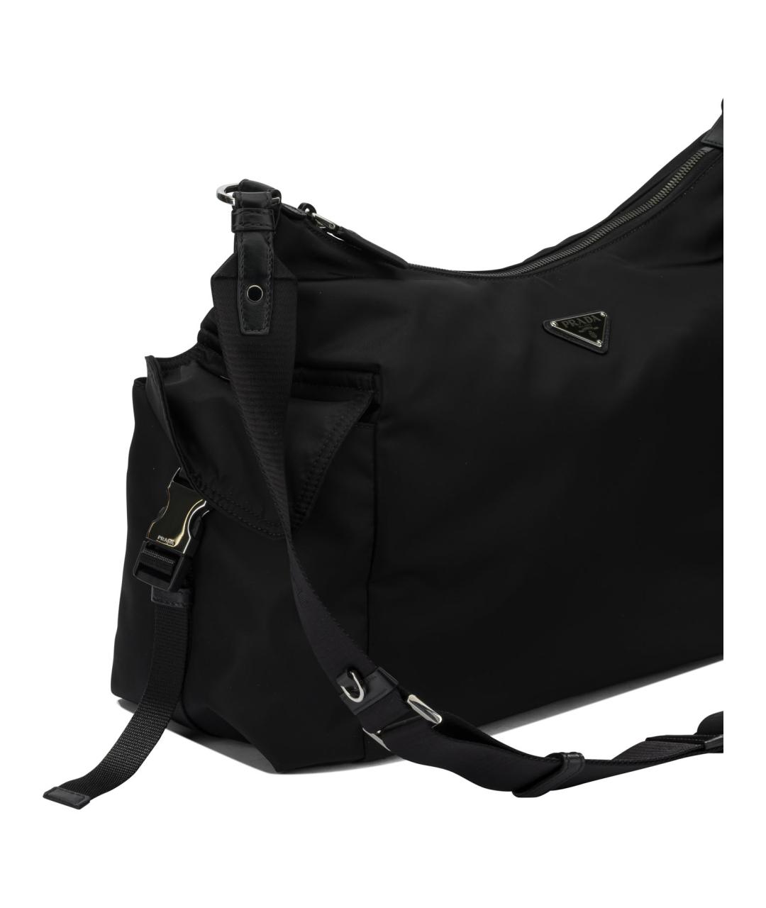 PRADA Черная синтетическая сумка на плечо, фото 3
