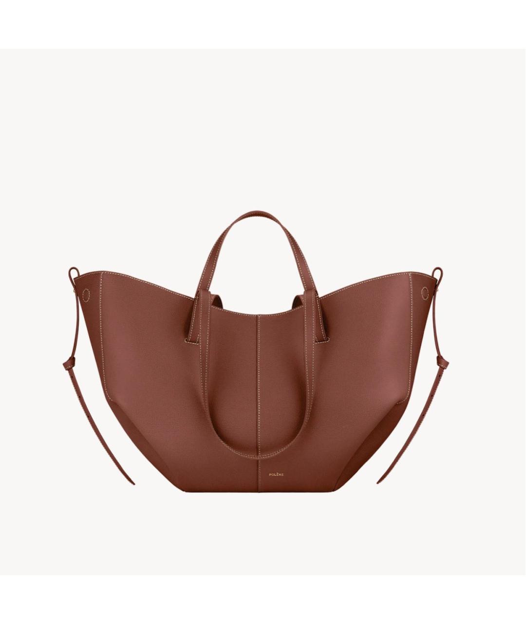 POLENE Кожаная сумка тоут, фото 5