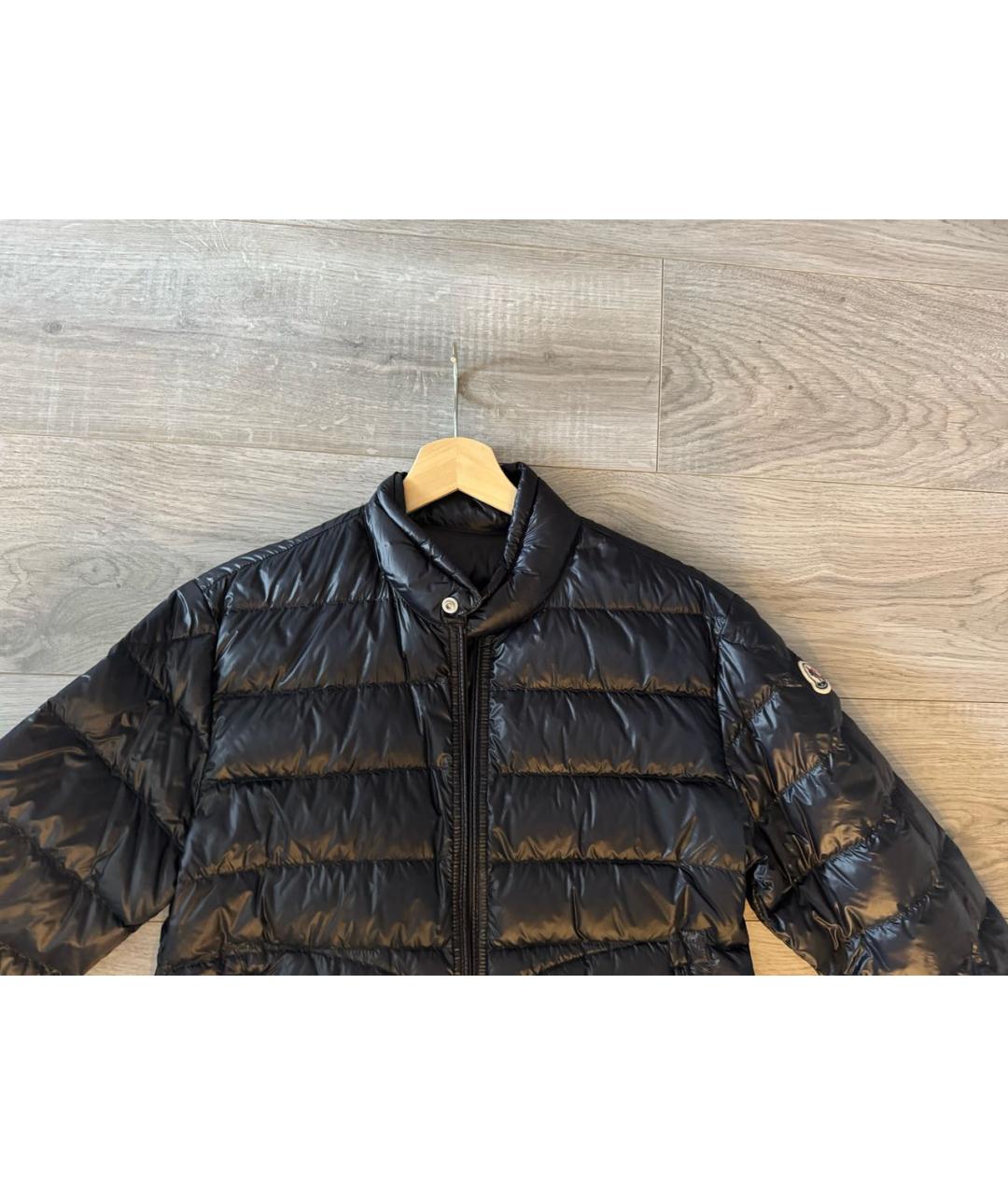 MONCLER Синяя полиамидовая куртка, фото 3