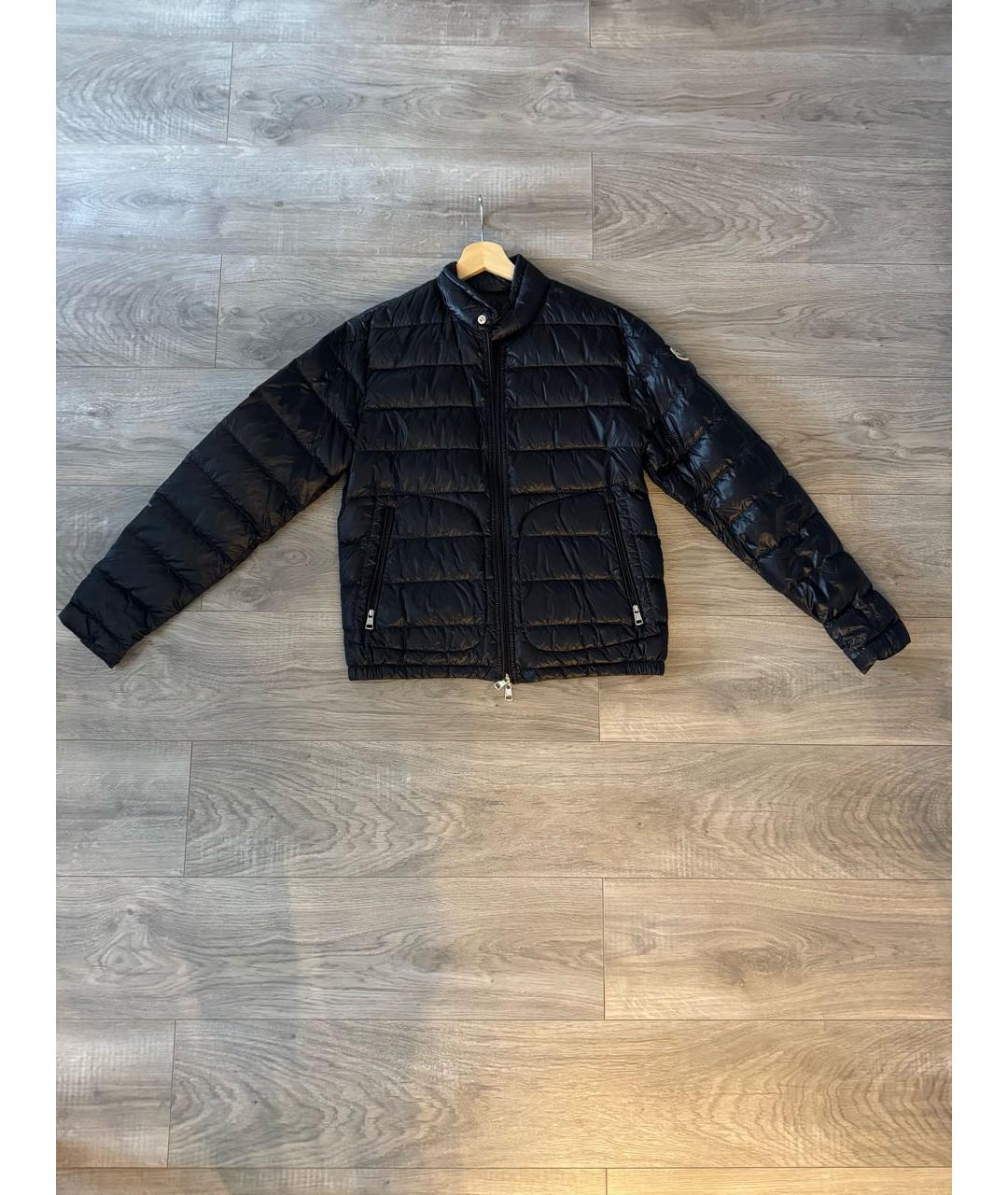 MONCLER Синяя полиамидовая куртка, фото 8