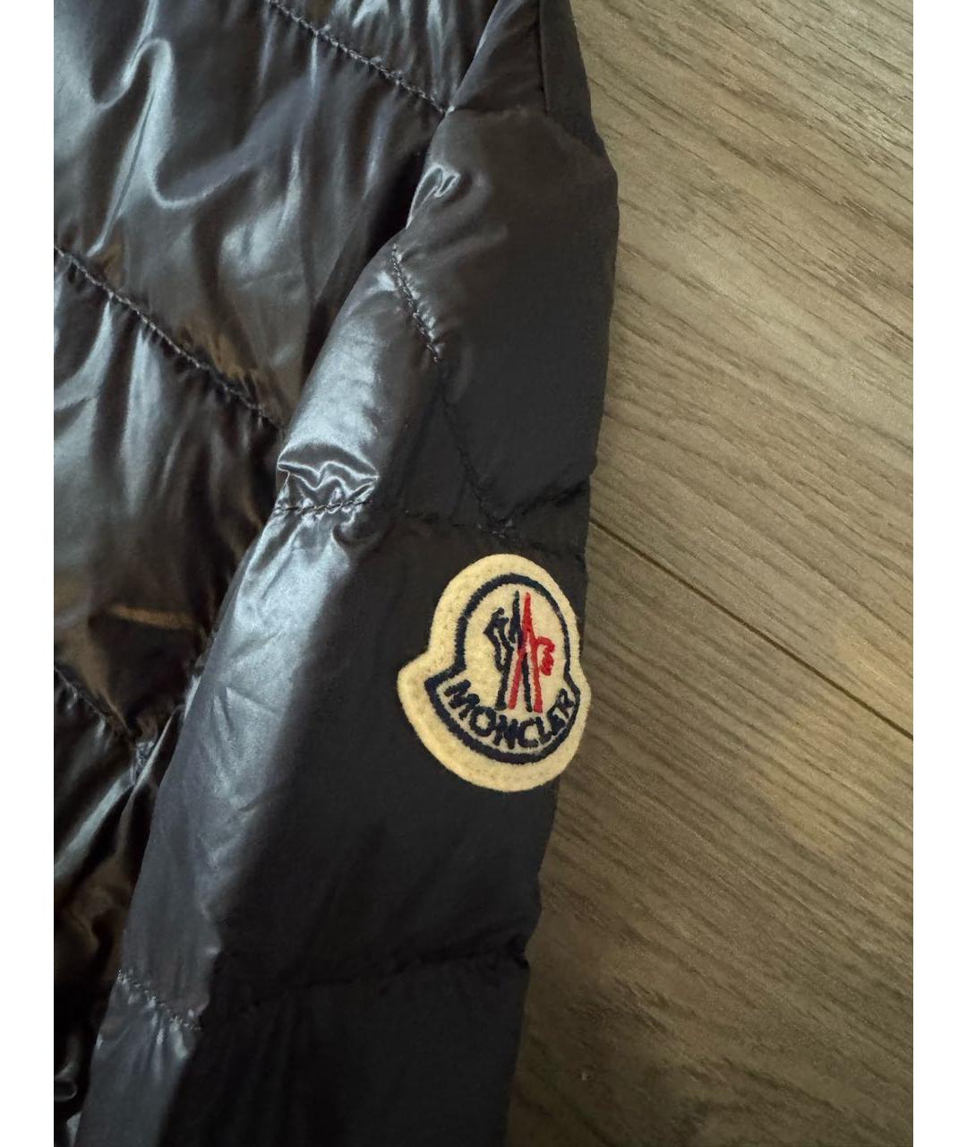 MONCLER Синяя полиамидовая куртка, фото 5