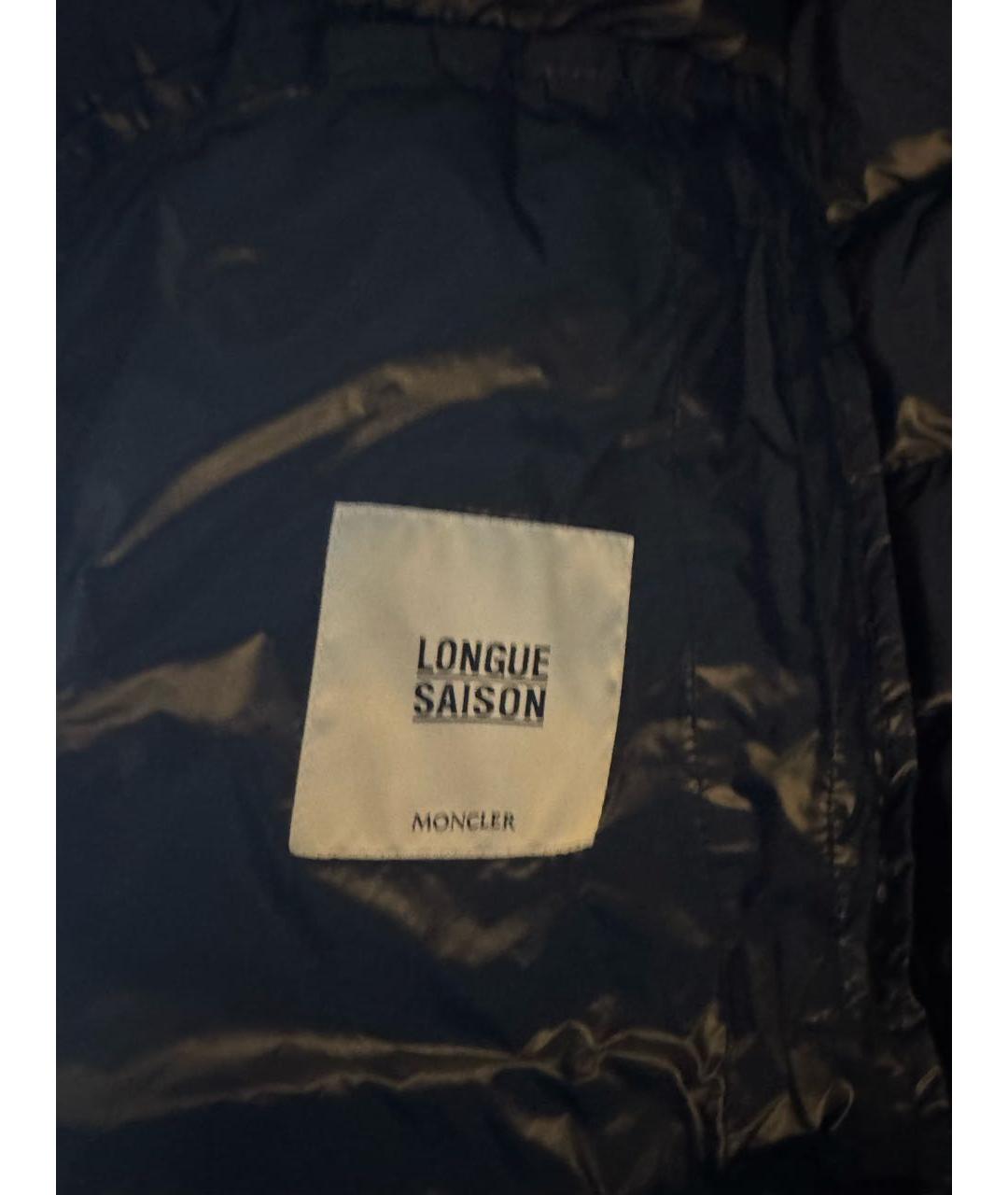 MONCLER Синяя полиамидовая куртка, фото 7