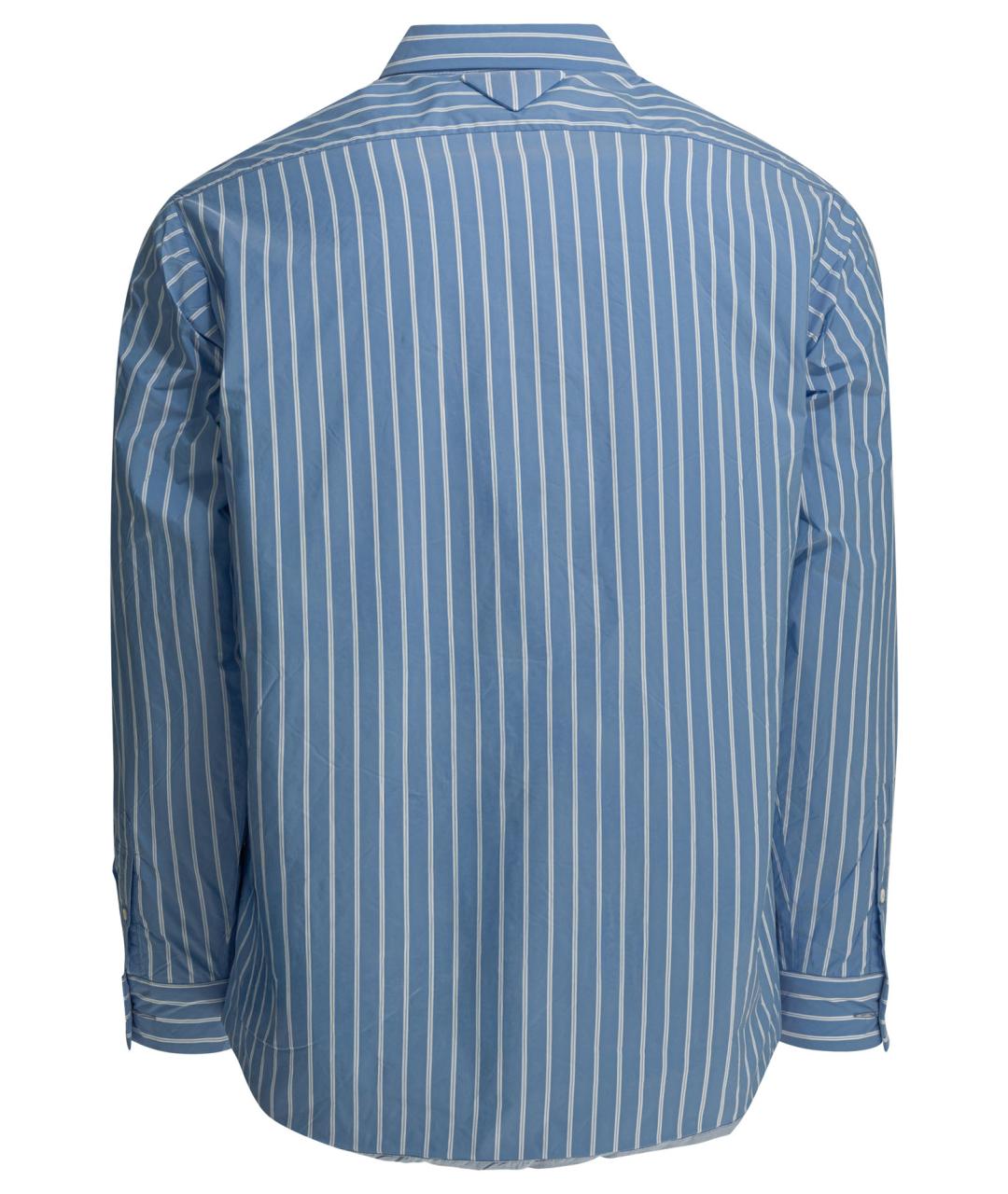 PRADA Голубая полиамидовая куртка, фото 2