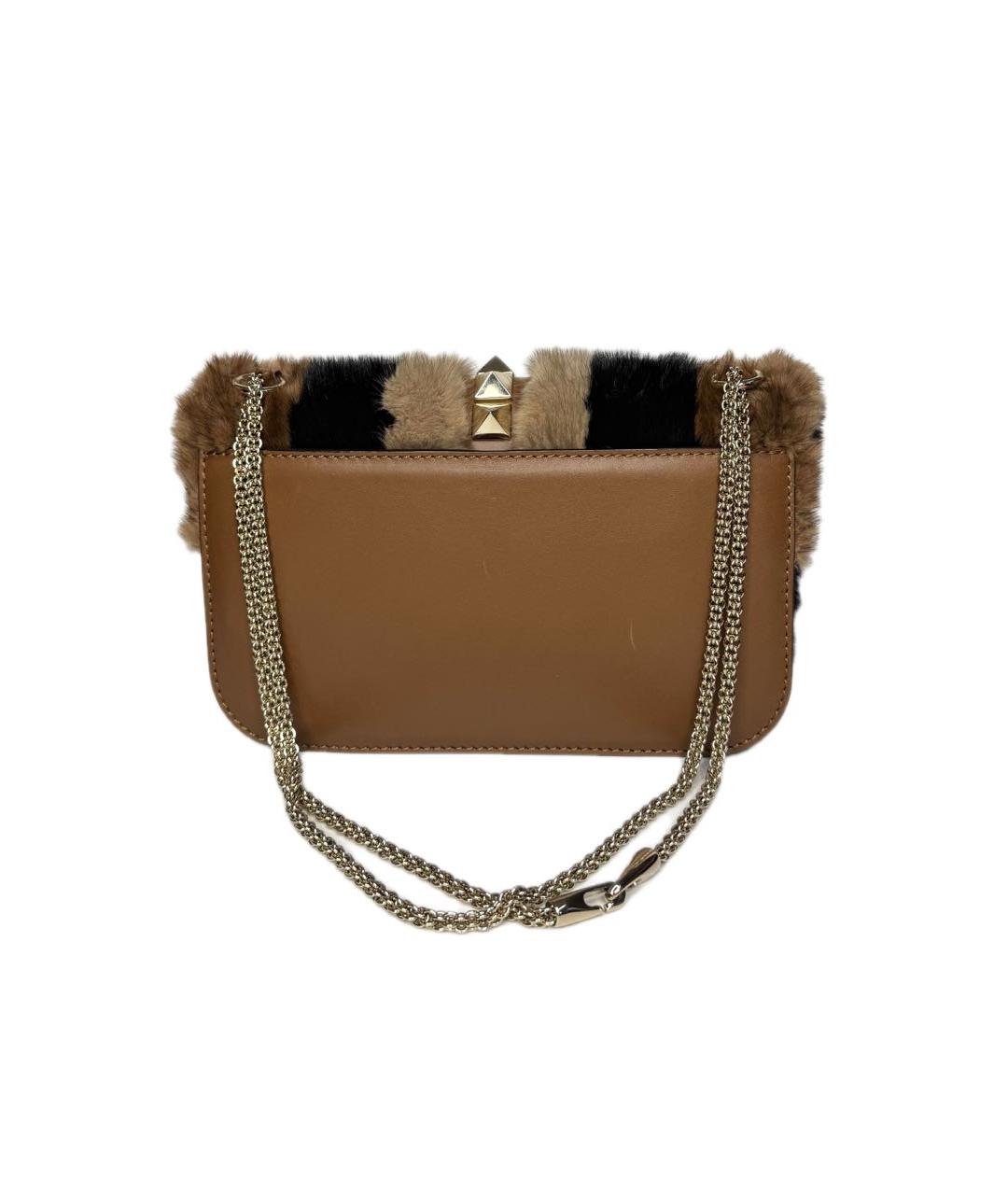 VALENTINO Мульти меховая сумка через плечо, фото 3