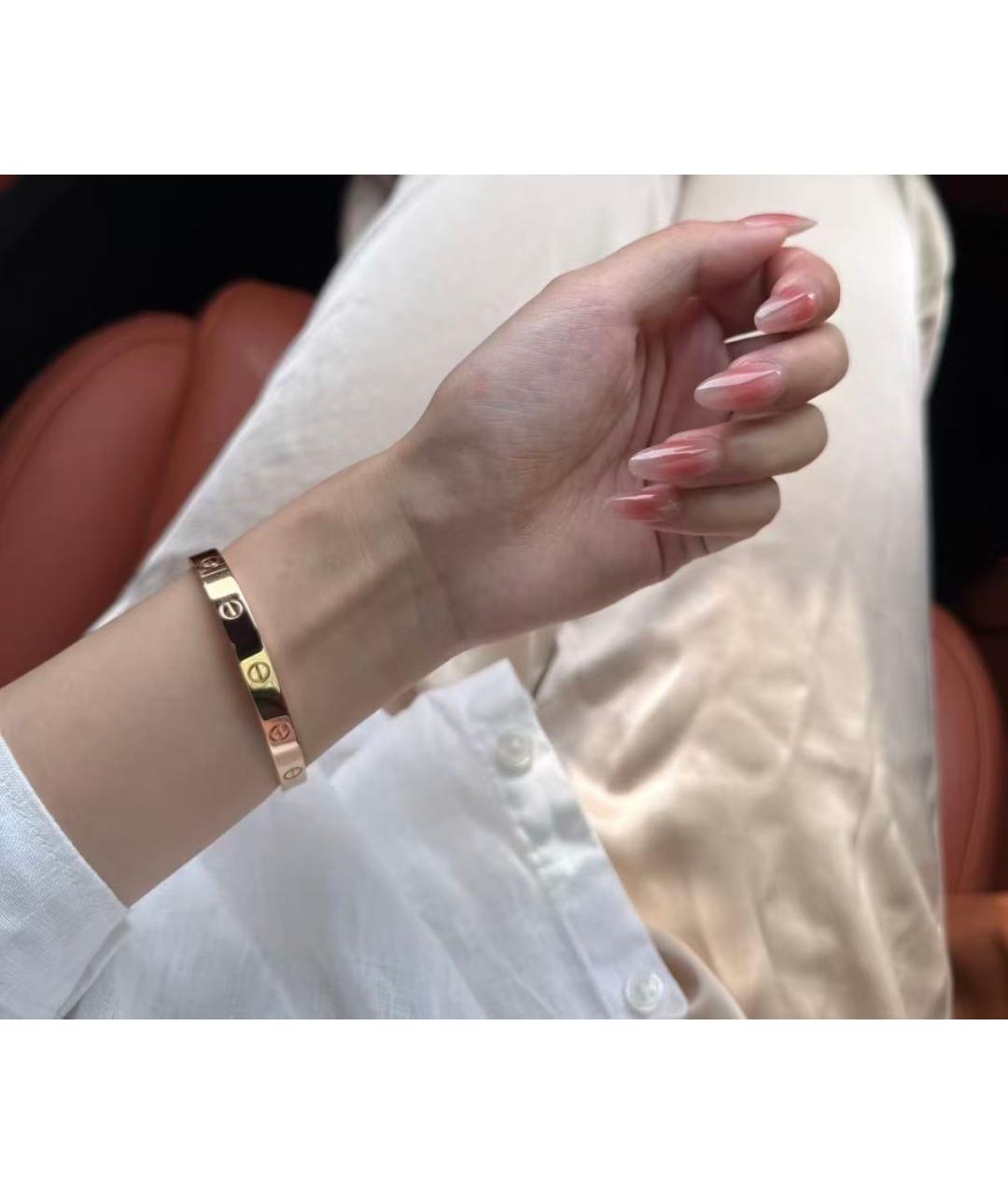 CARTIER Золотой браслет из розового золота, фото 5