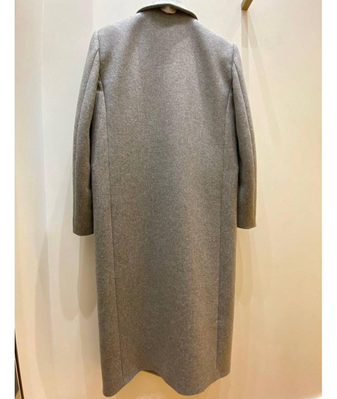PINKO Серое шерстяное пальто, фото 3