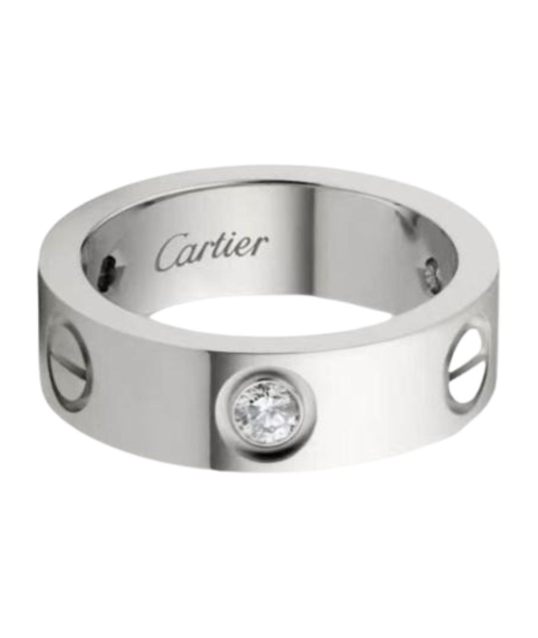 CARTIER Серебряное кольцо из белого золота, фото 1