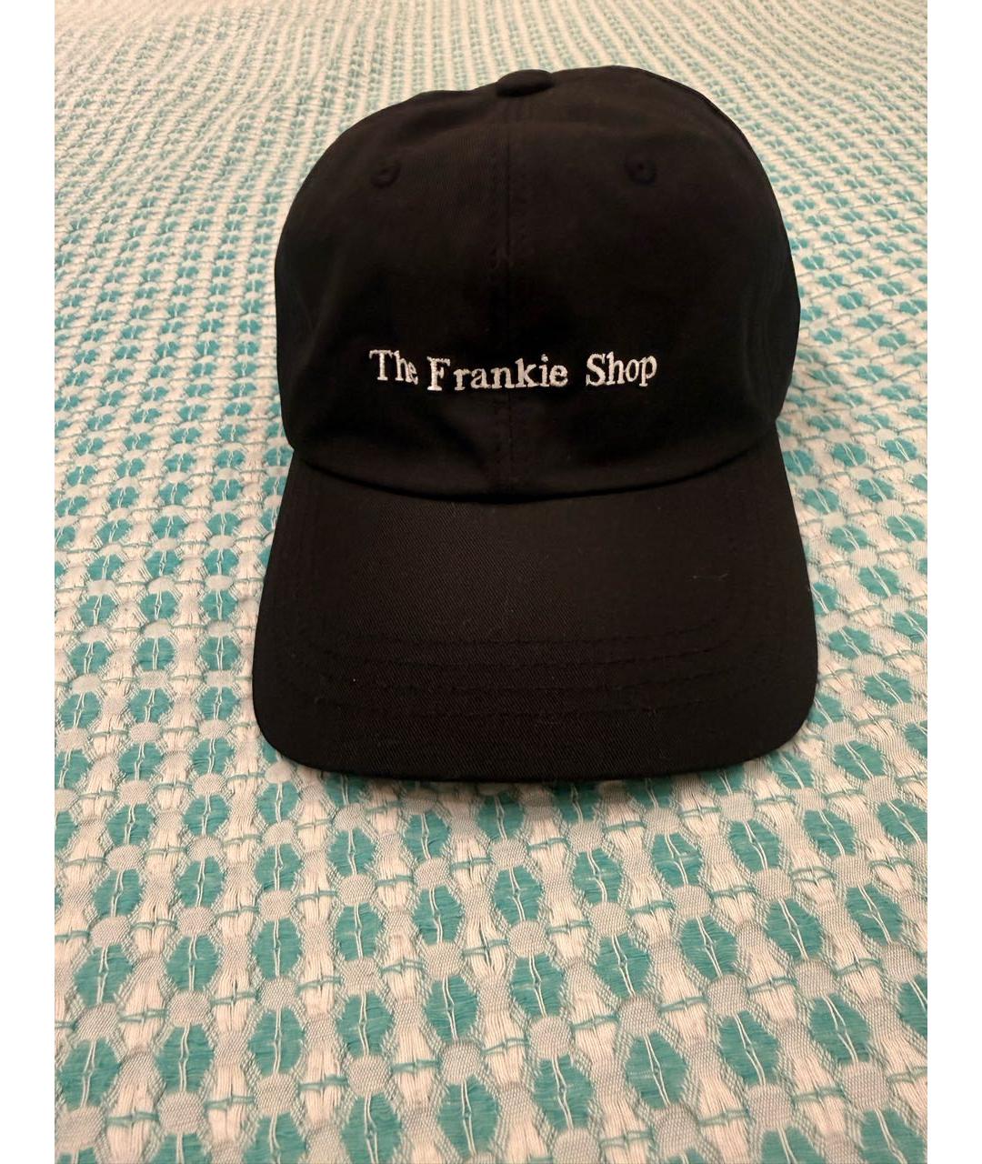 THE FRANKIE SHOP Черная хлопковая кепка, фото 4
