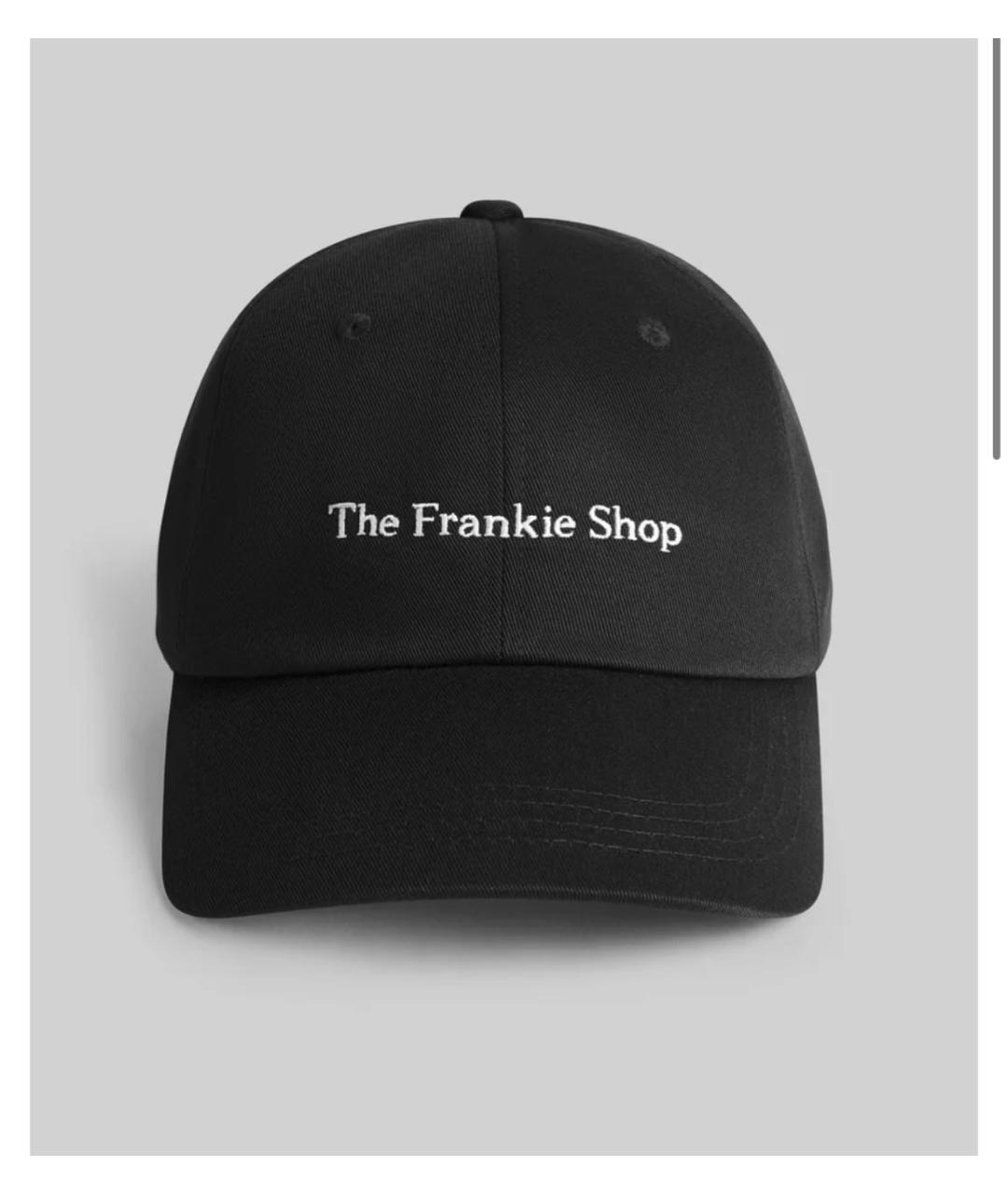 THE FRANKIE SHOP Черная хлопковая кепка, фото 9