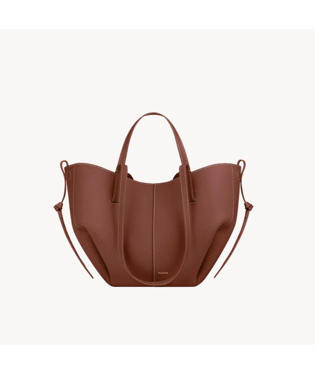 POLENE Кожаная сумка тоут, фото 5