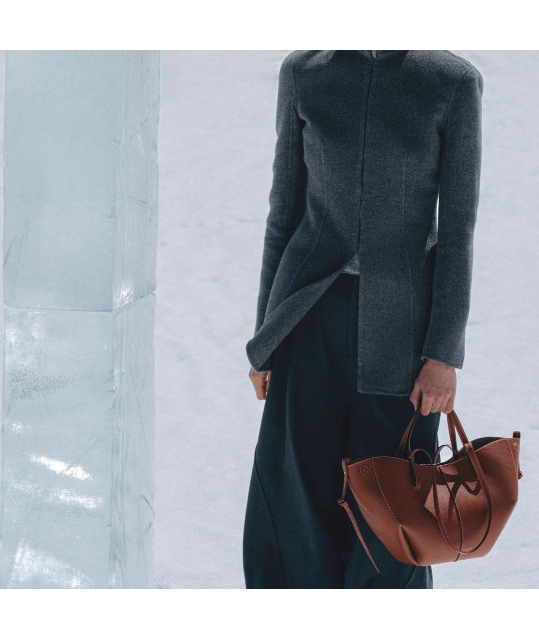 POLENE Кожаная сумка тоут, фото 4