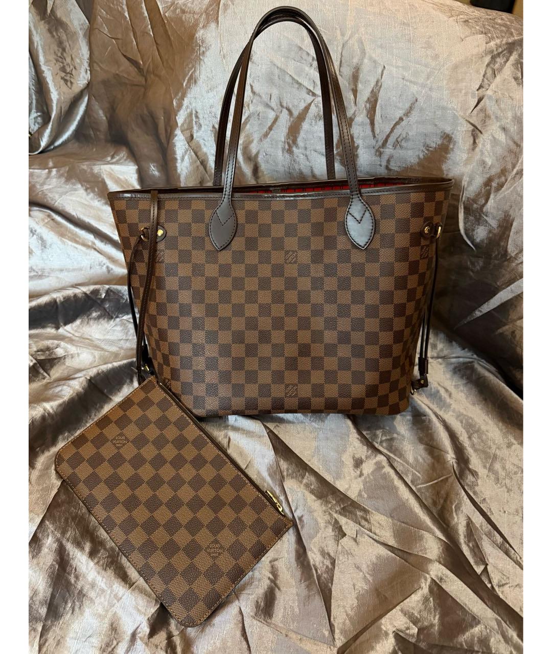 LOUIS VUITTON Коричневая сумка тоут, фото 2